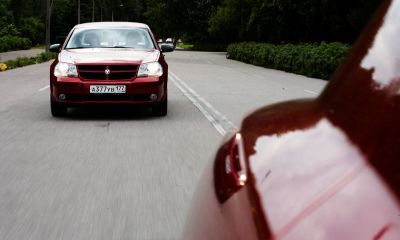 Брутальный Dodge Avenger, ДПС и горные козлы Брутальный Dodge Avenger, ДПС и горные козлы